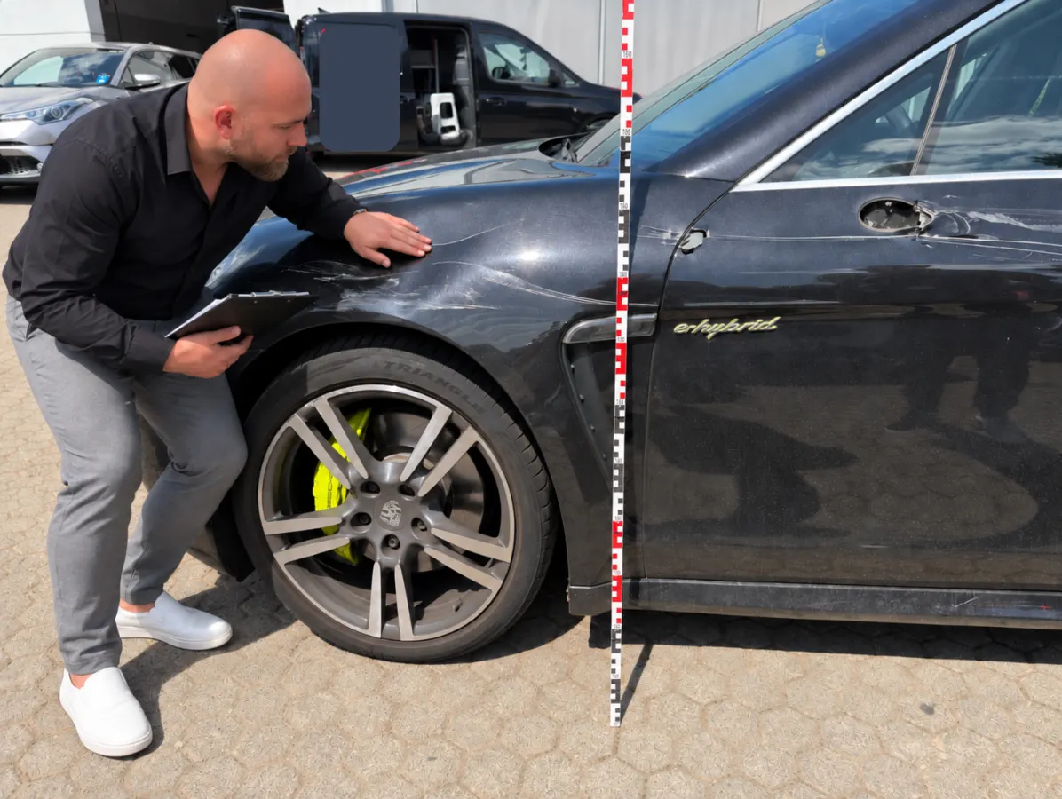 Beweissicherung nach Werkstattarbeiten.